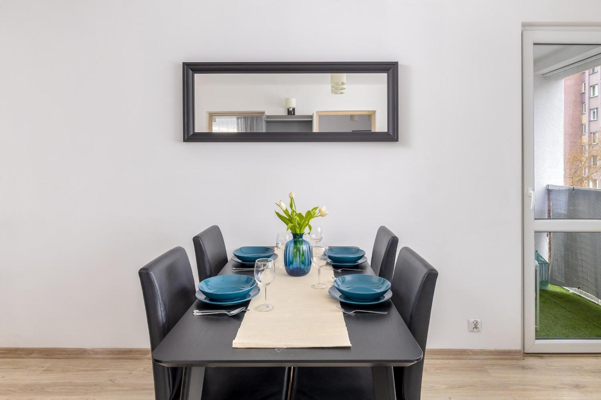 ורשה Apartment With Balcony Near Bulwary Wislane Wwa67 מראה חיצוני תמונה