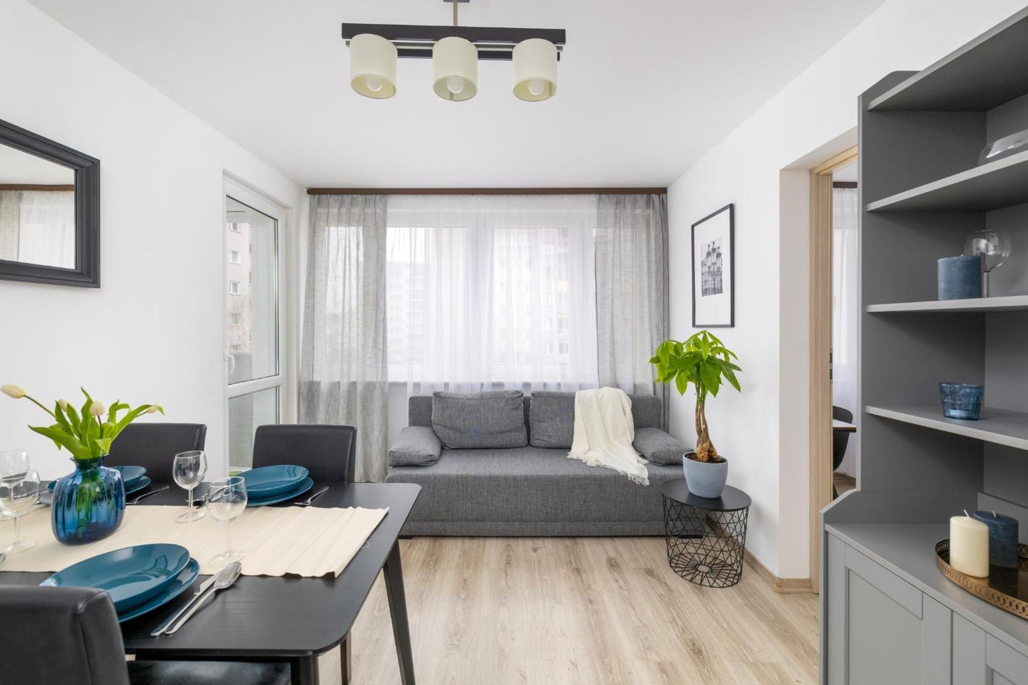 ורשה Apartment With Balcony Near Bulwary Wislane Wwa67 מראה חיצוני תמונה